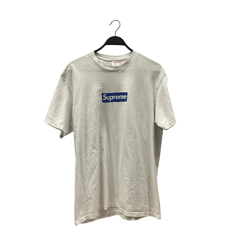 Supreme/T-Shirt/L/Cotton/WHT/Seoul Box Logo Stylish Men's Neon