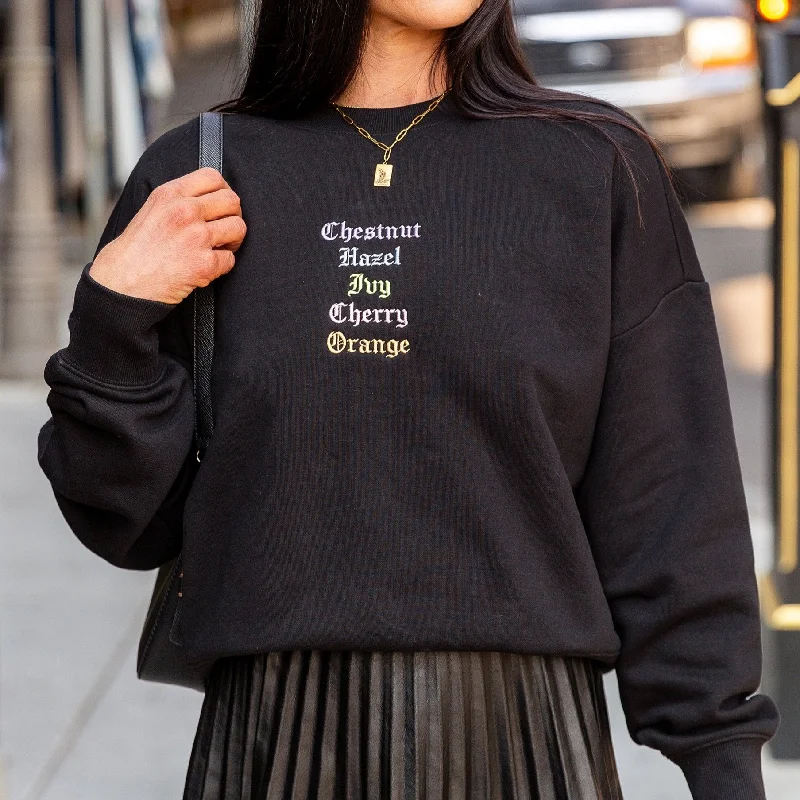 Embroidered Streets Women's Heavy Crew Refined Men's Hand