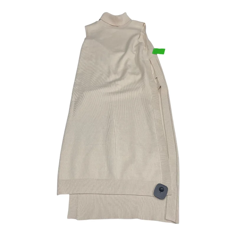 Vest Sweater By La Fee Verte In Cream, Size: S Cclassic Men's Tweed