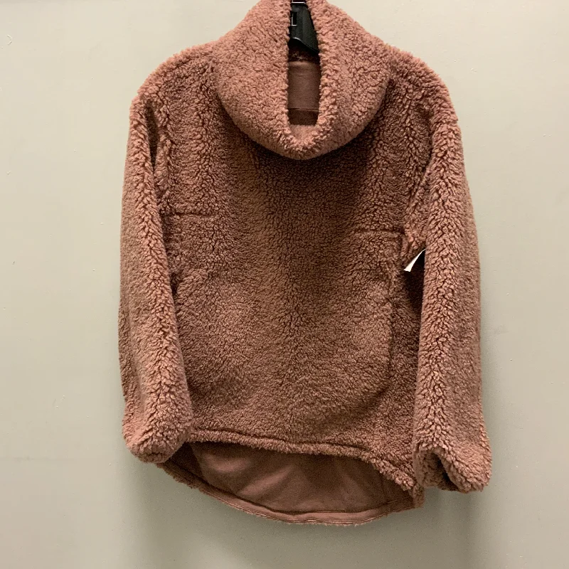 Athletic Sweatshirt Collar By Lululemon In Pink, Size: Xs Stylish Men's Neon