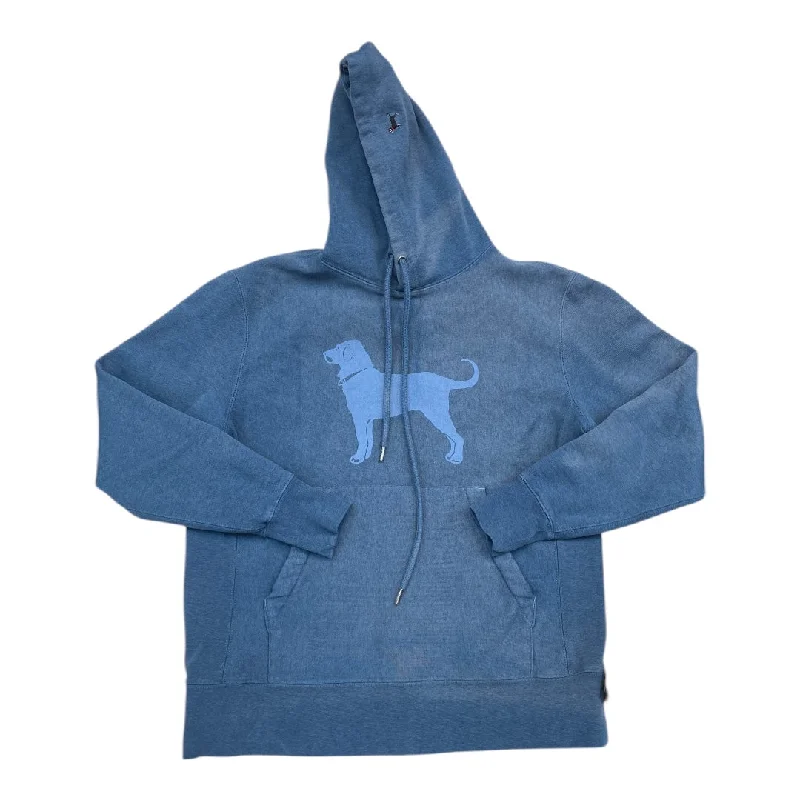 Sweatshirt Hoodie By THE BLACK DOG In Blue, Size: Xs Hip Men's Urban