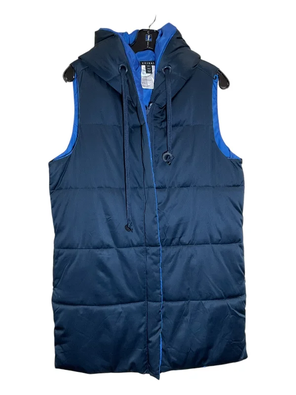 Vest Puffer & Quilted By Tribal In Navy, Size: S Lumberjack