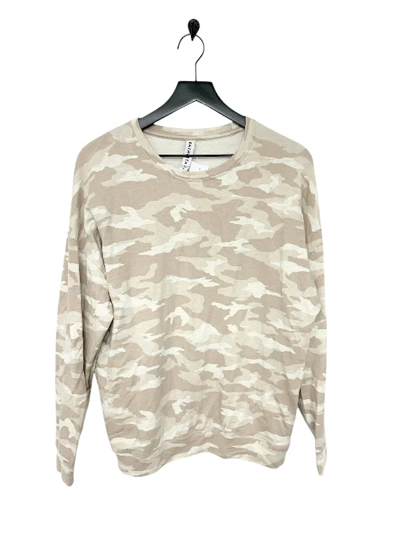 Sweatshirt Crewneck By Athleta In Camouflage Print, Size: M Laid