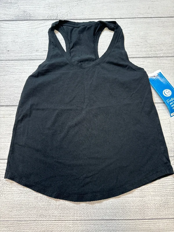 Athletic Tank Top By Lululemon In Black, Size: 6 Cozy Men's Winter
