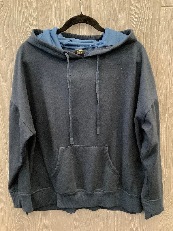 Athletic Sweatshirt Hoodie By Athletic Works In Navy, Size: Xl Refined Men's European